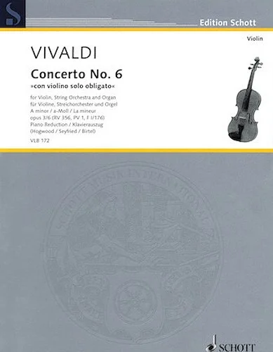 Antonio Vivaldi - Concerto No. 6 in A minor, Op. 3/6, RV 356 - from L'Estro armonico