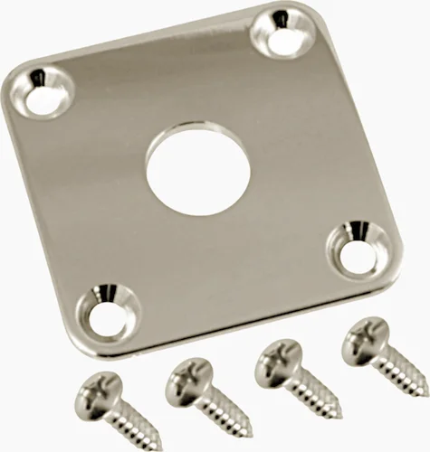 Gotoh Square Jackplate for Les Paul®<br>Nickel (metal)