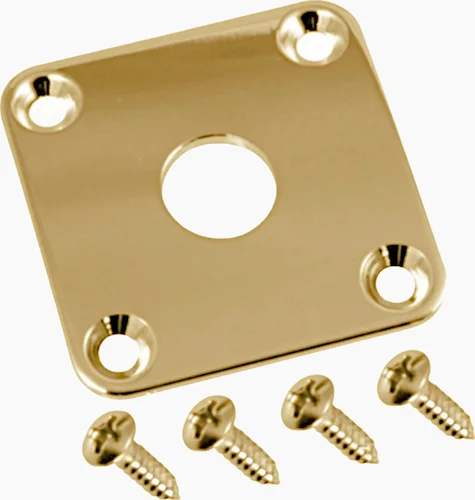 Gotoh Square Jackplate for Les Paul®<br>Gold (metal)