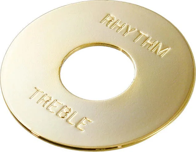 Allparts Rhythm and Treble Switch Ring<br>Gold (metal)