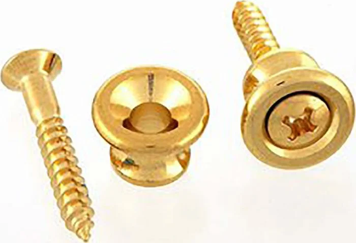 Gotoh Gibson® Style Strap Buttons<br>Gold, Pack of 30