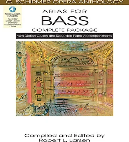 Arias for Bass - Complete Package - with Diction Coach and Accompaniment Audio Online