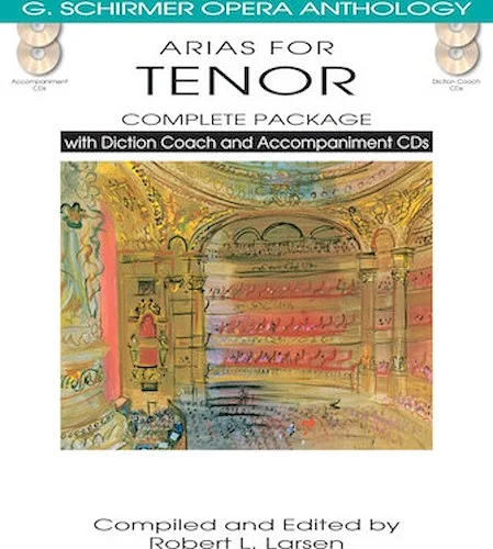 Arias for Tenor - Complete Package - with Diction Coach and Accompaniment CDs