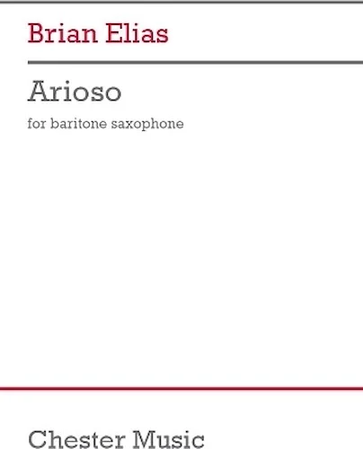 Arioso - for Baritone Saxophone