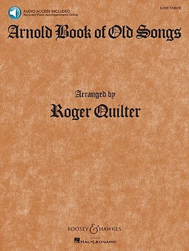 Arnold Book of Old Songs - Low Voice Book/Online Audio