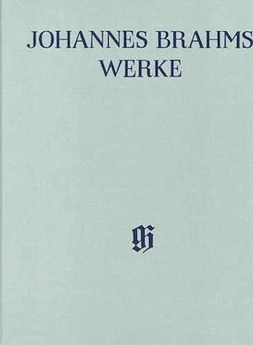 Arrangements of Works by Other Composers for One or Two Pianos 4-Hands - Brahms Complete Edition, Series IX, Volume 1
Clothbound