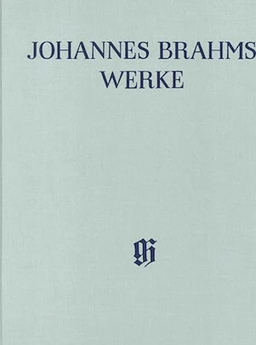 Arrangements von Werken anderer Komponisten fur Klavier zu zwei Handen oder fur die linke Hand - Brahms Complete edition with critical report, Series IX, Volume 2