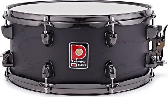 Artist 14" x 6.5" Birch Snare Drum, Stealth Black