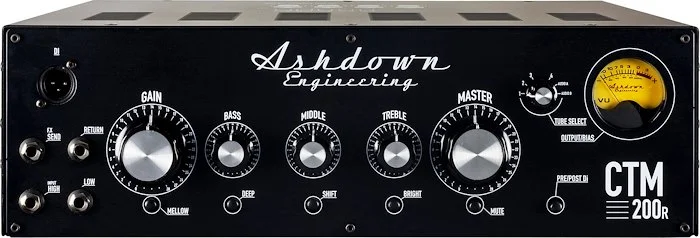 Ashdown CTM-200R 200 Watt All Valve Rackmount Bass Amplifier Head