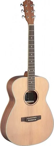 Asyla series 4/4 auditorium acoustic guitar with solid spruce top