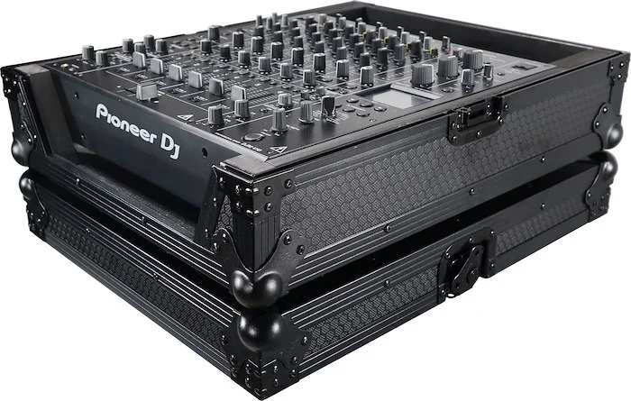 ATA Style Hard Travel Case for Pioneer DJM-V10 | DJM-V10-LF 6 Channel DJ Mixer - Black on Black
