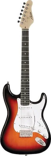 Austin Classic Double Cutaway Electric Guitar, Sunburst