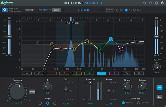 Auto-Tune Vocal EQ  (Download)<br>Auto-Tune Vocal EQ is the only dynamic equalizer with patented Auto-Tune pitch tracking technology built in.