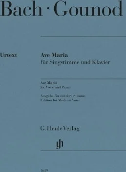 Ave Maria (Johann Sebastian Bach) - Version for Medium Male Voice and Piano