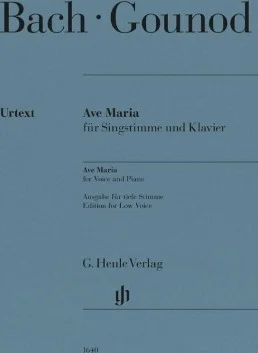 Ave Maria (Johann Sebastian Bach) - Version for Low Male Voice and Piano