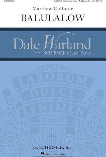 Balulalow - Dale Warland Choral Series