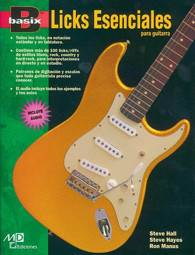 Basix®: Essential Licks for Guitar (Spanish Edition)
