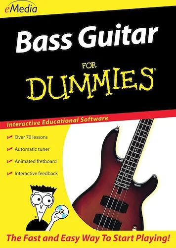 Bass For Dummies - WIN (Download)<br>Bass Guitar For Dummies - Windows 