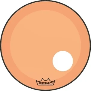 Bass, Powerstroke 3, Colortone, 22" Diameter, Orange, 5" Offset Hole