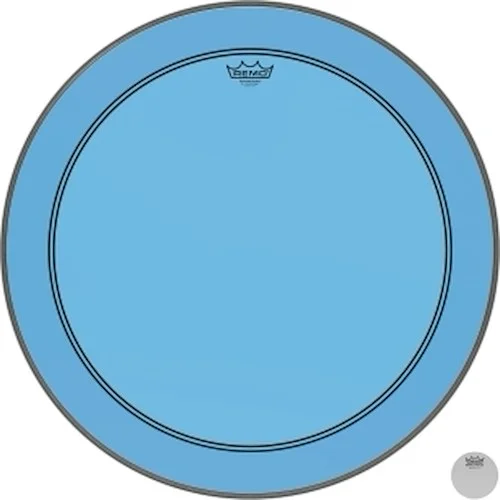 Bass, Powerstroke 3, Colortone, 26" Diameter, Blue
