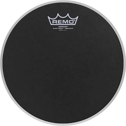 Batter, Crimplock, Emperor, Black Suede, 10" Diameter