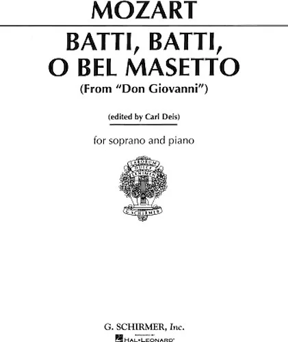 Batti, batti (from Don Giovanni)