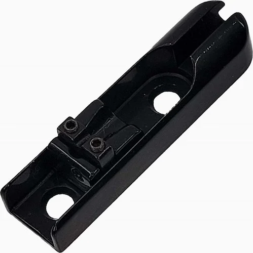 Allparts Economy Single String Lock-Down Bass Bridge<br>Black