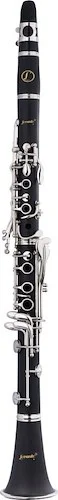 Bb Clarinet, ABS body, Boehm system, Nickel plated