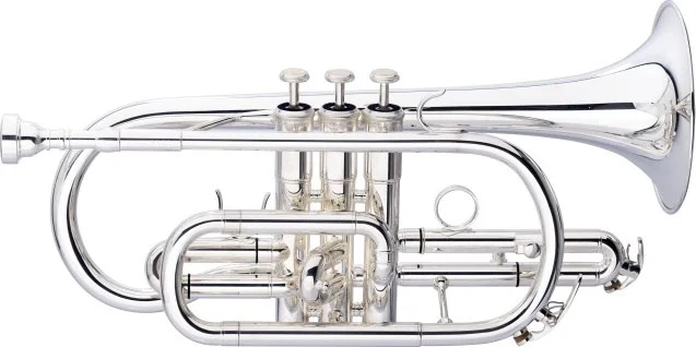 Bb Cornet, Monel, Brass body material