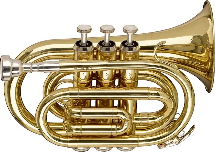 Bb Pocket Trumpet, ML-bore, Brass body material