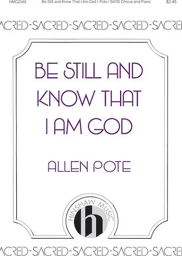 Be Still and Know That I Am God Image