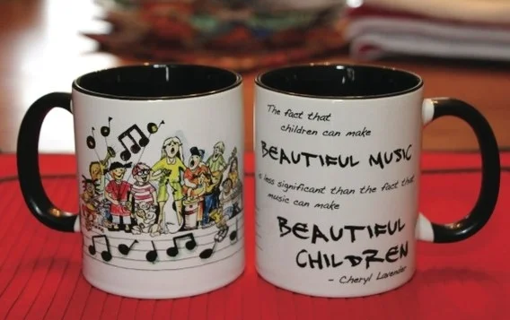 Beautiful Music, Beautiful Children Ceramic Mug