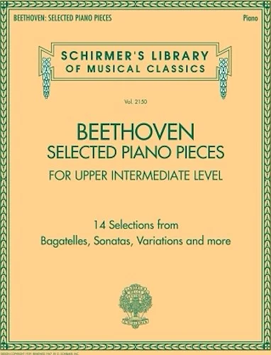 Beethoven: Selected Piano Pieces - Upper Intermediate Level