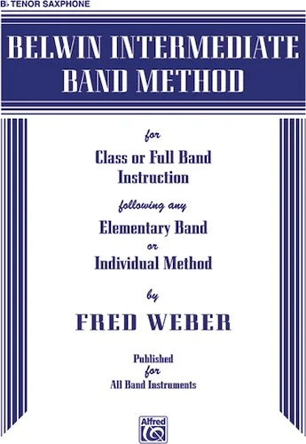 Belwin Intermediate Band Method