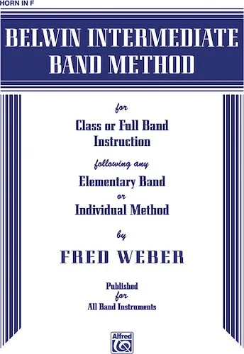 Belwin Intermediate Band Method