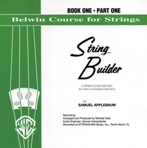 Belwin String Builder Accompaniment Recordings, Book One: A String Class Method (for Class or Individual Instruction)
