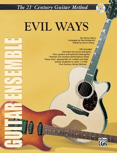 Belwin's 21st Century Guitar Ensemble Series: Evil Ways