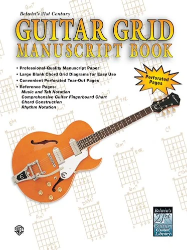Belwin's 21st Century Guitar Grid Manuscript Book