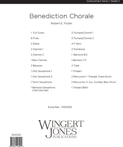 Benediction Chorale - Full Score