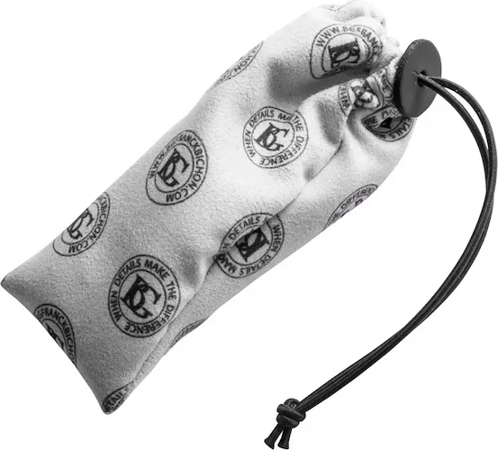 BG Mouthpiece Pouch, Microfiber, fits Alto or Soprano Saxophone, Bb or Eb Clarinet, or Trumpet