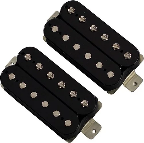 Bill Kelliher Hellbender Humbucker Pickup Set<br>Set, Cover / Bobbin Color : Double Black Uncovered