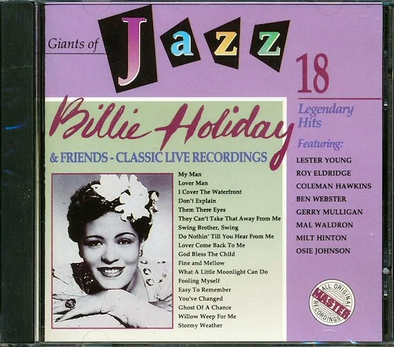 Billie Holiday & Friends - Classic Live Recordings: Giants Of Jazz