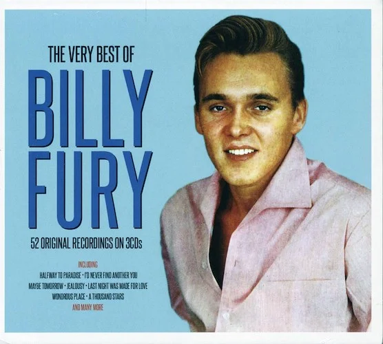 Billy Fury - The  Very Best Of Billy Fury: 52 Original Recordings (52 tracks) (3xCD) (deluxe 3-fold digipak)