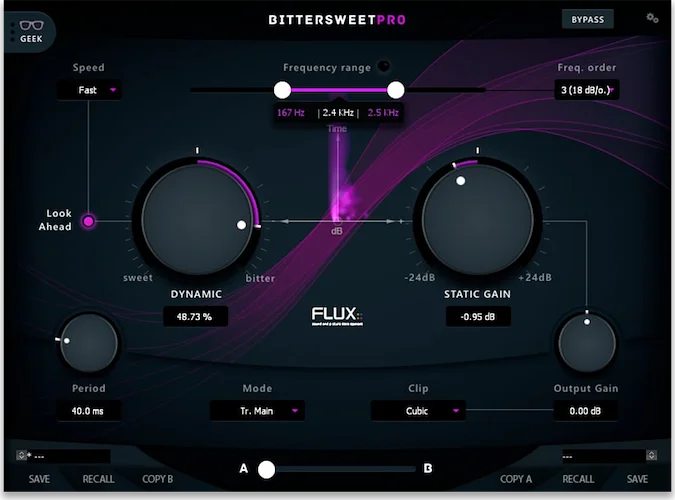 BitterSweet Pro (Download)<br>BitterSweet Pro - The Ultimate Frequency Dependent Transient Designer