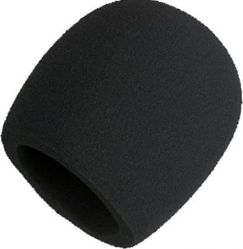 Black Foam Windscreen for All Shure Ball Type Micr