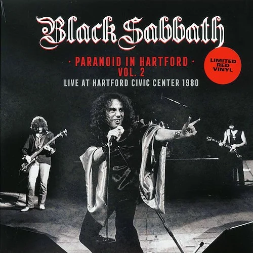 Black Sabbath - Paranoid In Hartford Volume 2: Live At Hartford Civic Center, Hartford Connecticut August 10th 1980 (red vinyl)