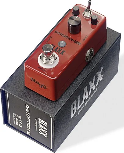 BLAXX 3-mode Distortion pedal for electric guitar