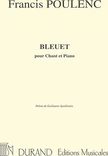 Bleuet (Poeme de Guillaume Appolinaire)