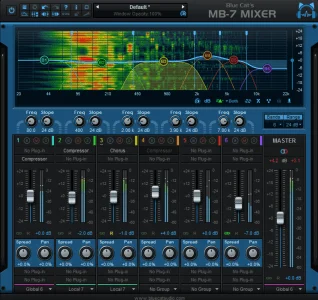 Blue Cat MB-7 Mixer (Download) <br>The multiband mixing console and VST/AU host with built-in effects