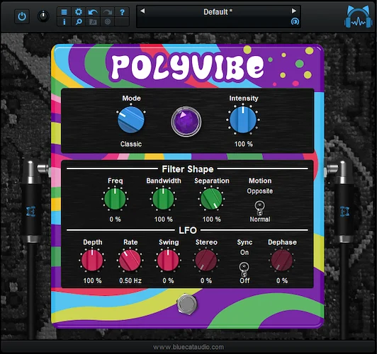 Blue Cat Polyvibe (Download)<br>Re-creation of vintage "vibe" pedals, based on original designs 